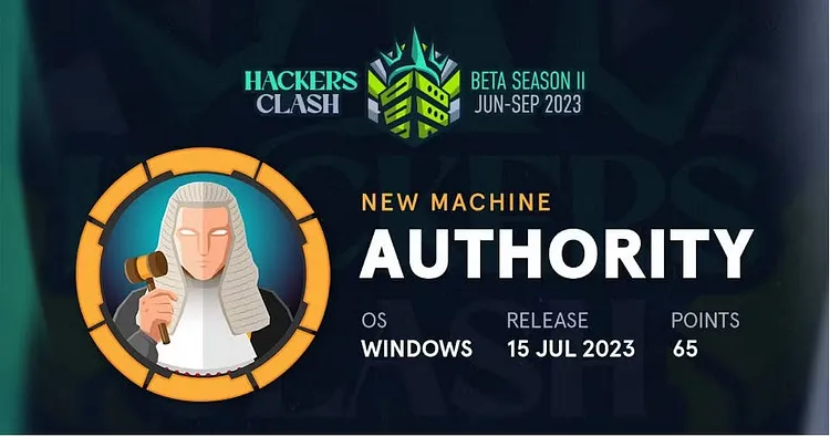 HTB Authority machine card